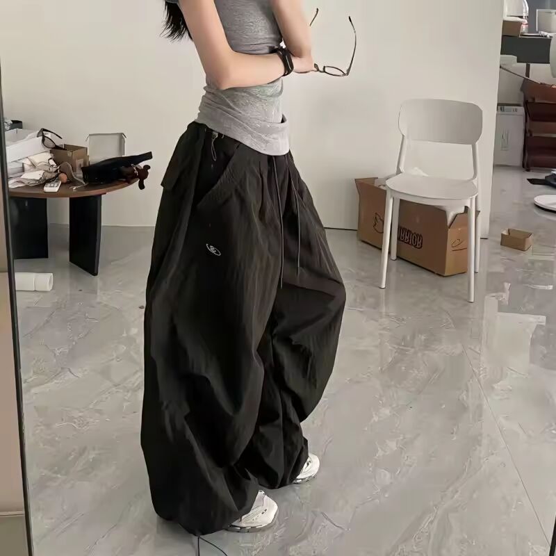 Oversized Sweatpants Women Y2K Streetwear White Wide Leg Joggers Harajuku Baggy Cargo Pants Summer Korean Casual Trousers New