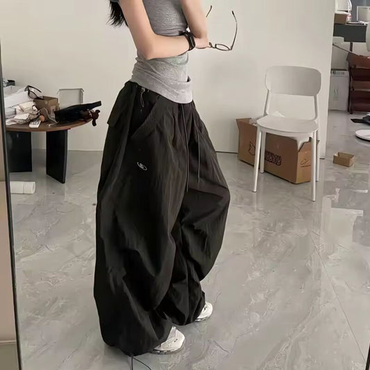 Oversized Sweatpants Women Y2K Streetwear White Wide Leg Joggers Harajuku Baggy Cargo Pants Summer Korean Casual Trousers New